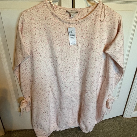 LOFT Sweaters - LOFT Speckled Pink Sweater XS/S